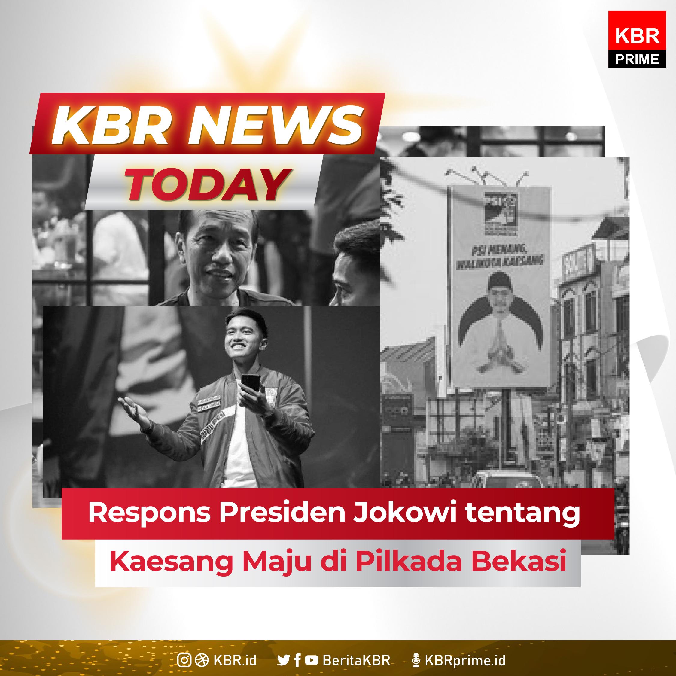Respons Presiden Jokowi tentang Kaesang Maju di Pilkada Bekasi
