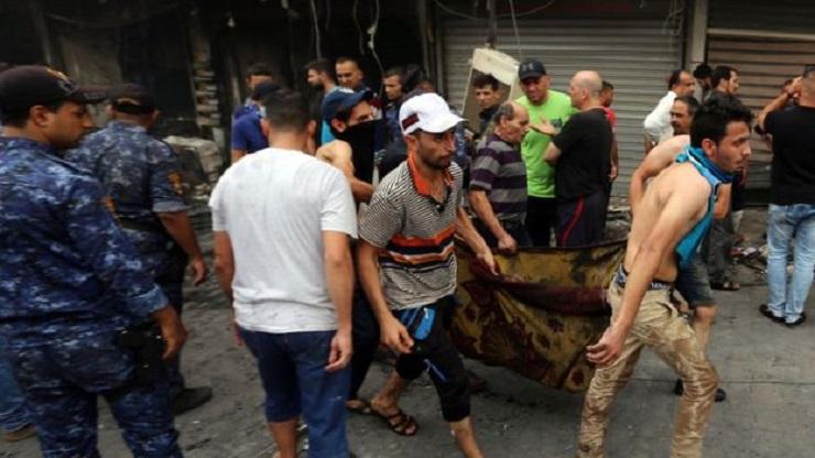 Bom meledak di Baghdad, di kawasan yang ramai didatangi keluarga (Foto: BBC)