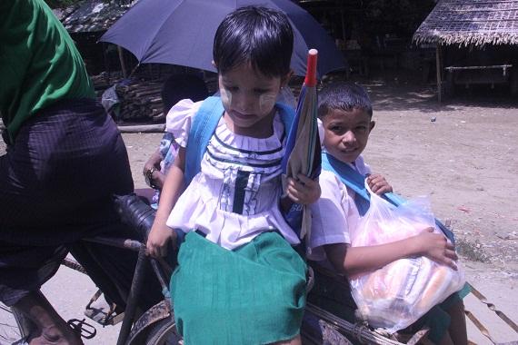 Rohingya children cannot dream for higher education in Myanmar. (Photo: Phyu Zin Poe)