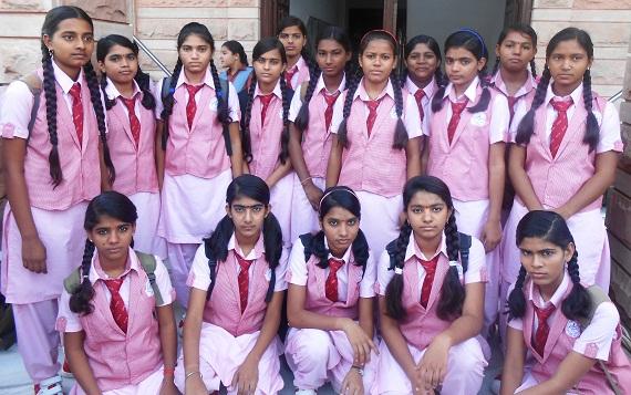 Para pelajar di Institut Veerni di Rajasthan, India. (Foto: Jasvinder Sehgal)