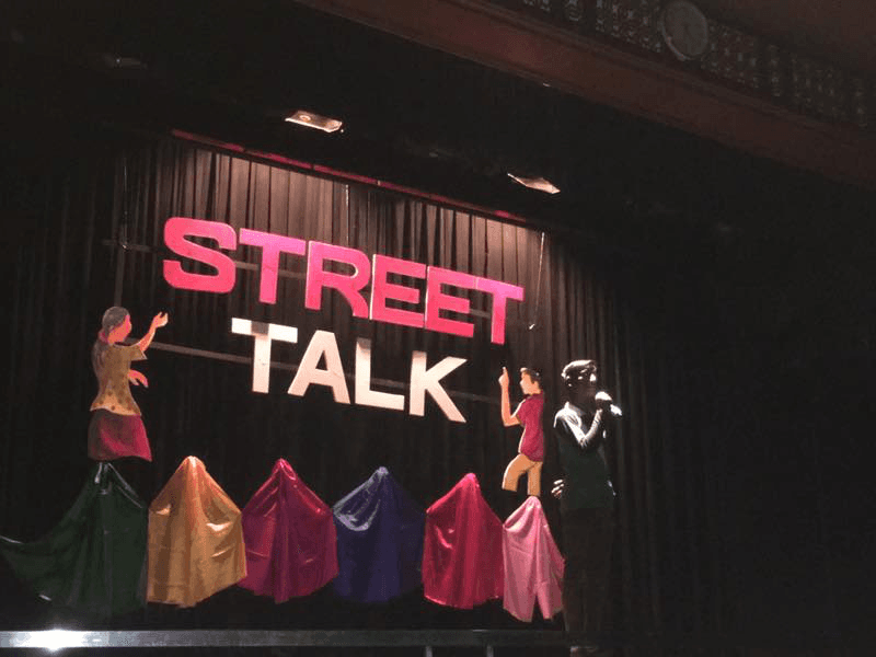 In New Delhi, the event 'Street Talk,' gave street kids the opportunity to tell their stories in the