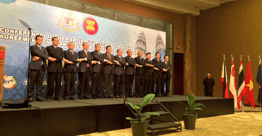 Pertemuan tingkat menteri ASEAN di Kuala Lumpur membahas soal kabut asap (Foto: Channel News Asia)
