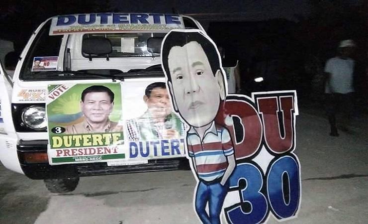 Gambar Rodrigo Duterte saat kampanye Pilpres. (Foto: FB Rodrigo Duterte)