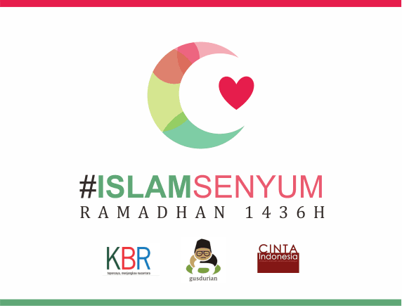 Kampanye #IslamSenyum bersama KBR, Jaringan Gusdurian dan CINTA Indonesia.