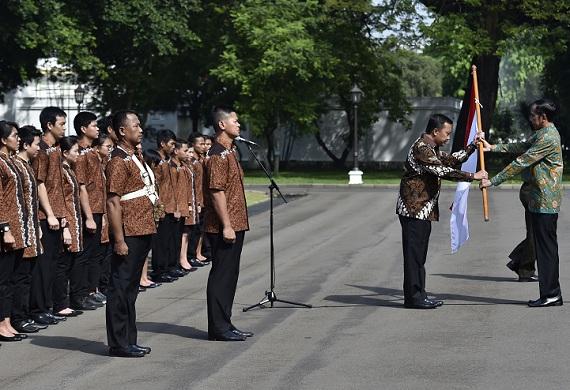Jokowi: Dari Tanah Air, Saya Tunggu 'Indonesia Raya' Berkumandang di Olimpiade Rio