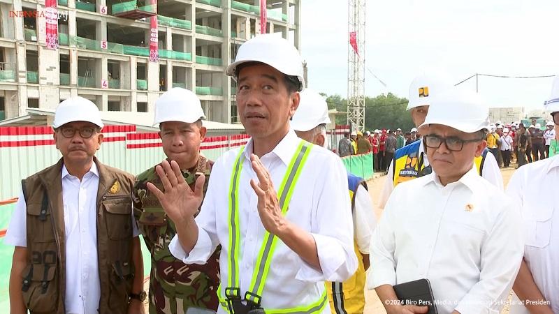  Jokowi letakkan batu pertama Musantara Logistic di IKN