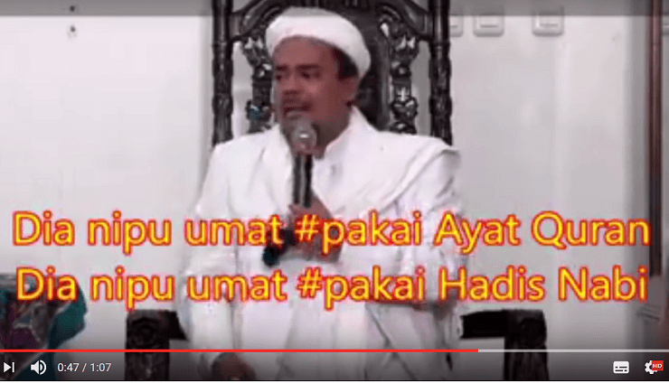 [Medsos] Video Rizieq Syihab Bikin Heboh, Kata 'Pakai' Jadi Trending
