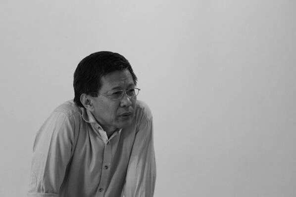 Rocky Gerung memberikan kuliah umum Situasi HAM di Indonesia pada pembukaan Kursus HAM untuk Pengaca