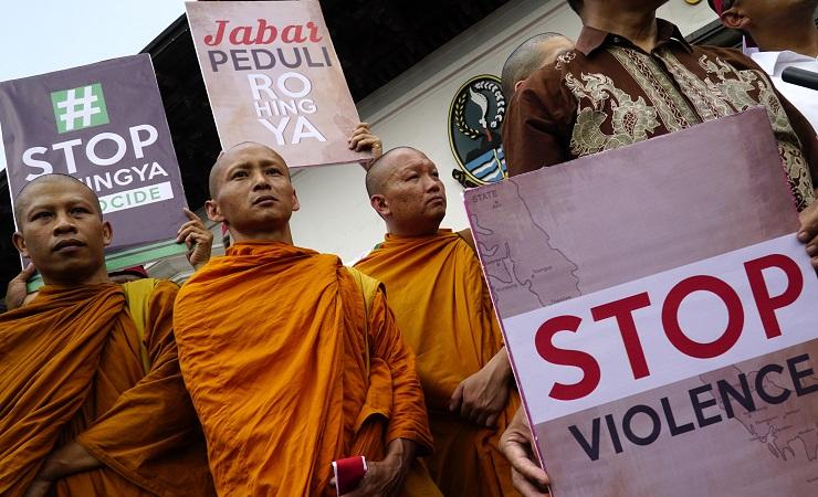 Peduli Rohingya, Umat Buddha Jawa Barat Tolak Kekerasan atas Nama Agama