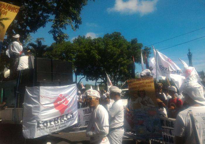 World Ocean Summit, Ribuan Orang Demo Tolak Reklamasi Teluk Benoa
