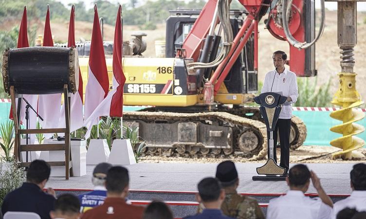  Jokowi letakkan batu pertama Musantara Logistic di IKN