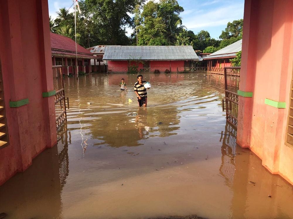 Banjir Makin Meninggi, Warga Sebakung Nunukan Butuh Bantuan 