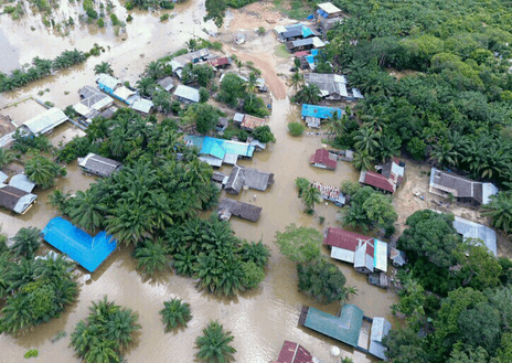 Bencana Banjir Kabupaten Kobar, Ketinggian 2 Meter Sebabkan Desa Sukarami Terisolir
