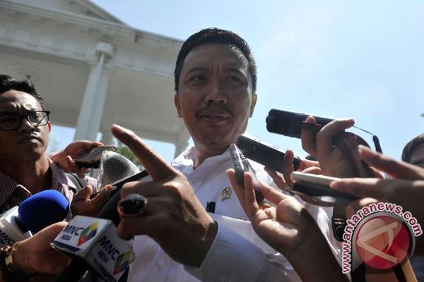 Menpora Imam Nachrowi memenuhi panggilan Presiden Joko Widodo di Kompleks Istana Kepresidenan Jakart