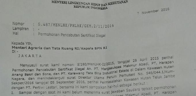 Konflik Telukjambe Karawang, Menteri Siti: Perusahaan Melawan  Aturan