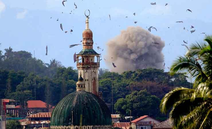 Kota Marawi, Filipina hancur akibat pertempuran melawan teroris