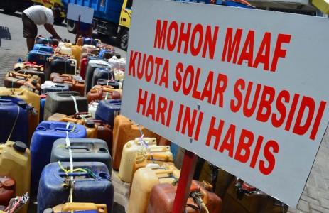 Solar Bersubsidi Masih Langka di Medan