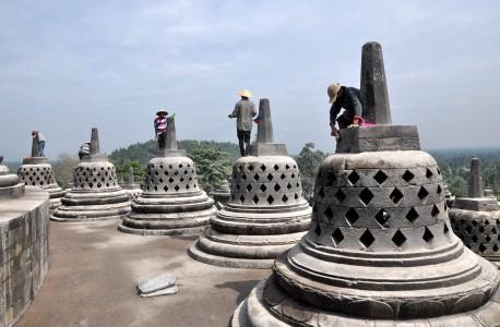 Pasca Letusan Kelud, Candi Borobudur Dibuka Kembali Untuk Wisatawan