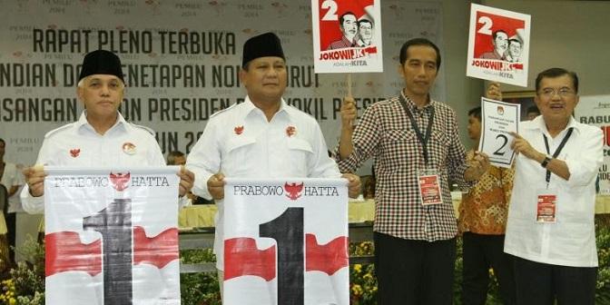 Jelang Debat, Prabowo-Hatta Fokus Soal Kepastian Hukum