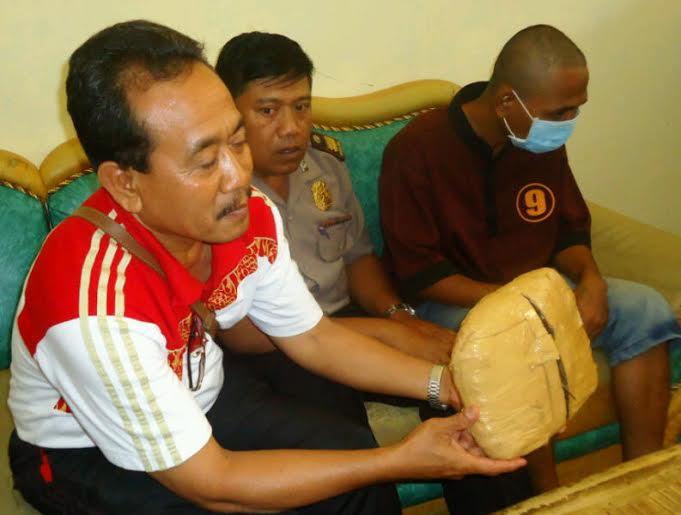 Bawa Ganja 1,1 Kilogram, Tukang Ojek Diciduk Polisi