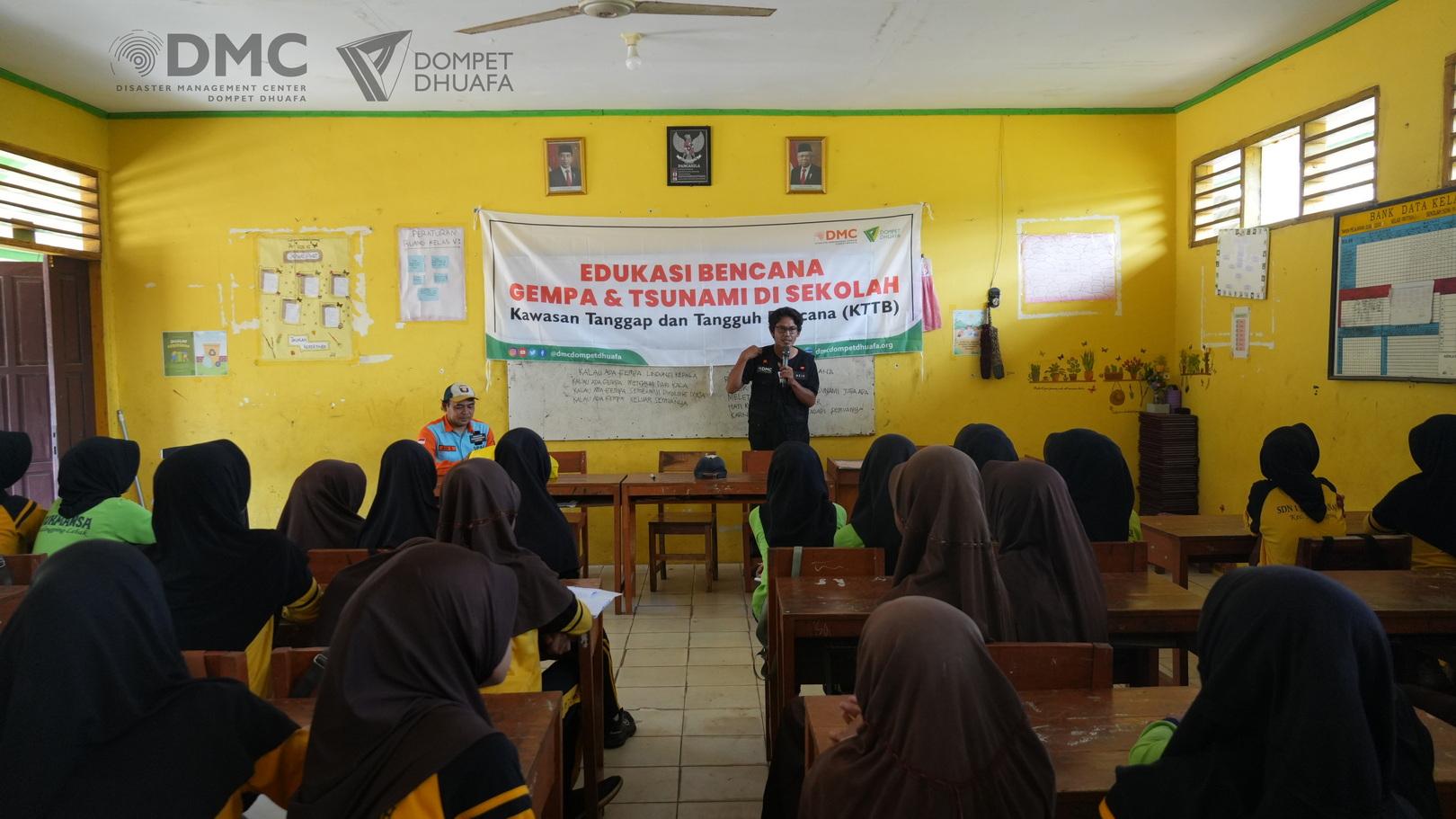 DMC Dompet Dhuafa Gencarkan Edukasi Siaga Bencana Gempa dan Tsunami di Malingping, Lebak, Banten