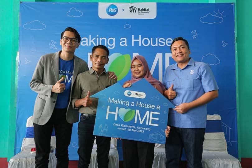 P&G Indonesia Konsisten Tingkatkan Kesejahteraan Sosial Lewat Program “Making a House a Home”