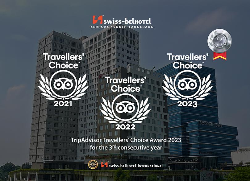 Beri Pelayanan Terbaik, Swiss-Belhotel Serpong Raih Travellers’ Choice Award 3 Tahun Berturut-turut