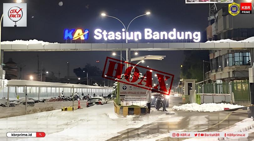 Cek Fakta: Foto Bernarasi Bandung Diselimuti Salju