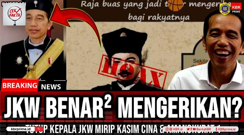 Cek Fakta:Narasi soal Baju Adat Jokowi Bermakna Negatif