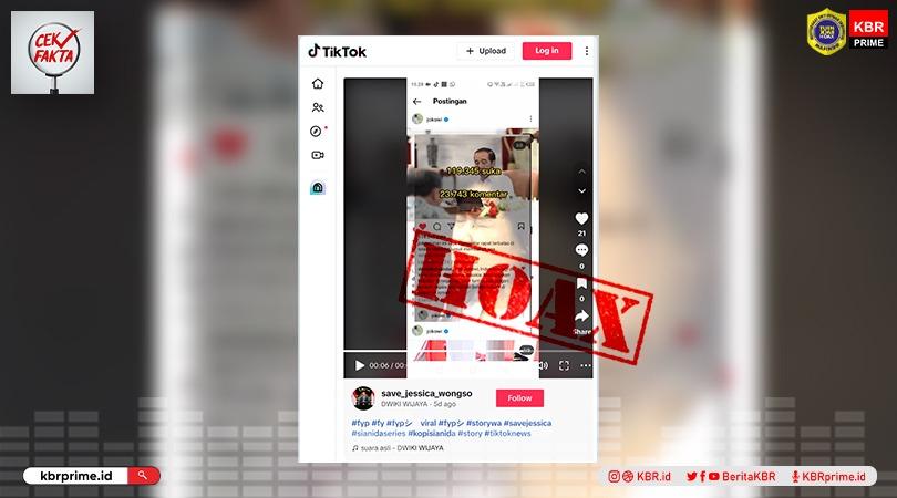 Cek Fakta: Tangkapan Layar Postingan Jokowi Disunting Seolah Unggah Poster Film Ice Cold