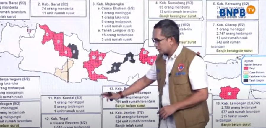 BNPB Petakan Tujuh Provinsi dengan TPS dan Bencana Terbanyak