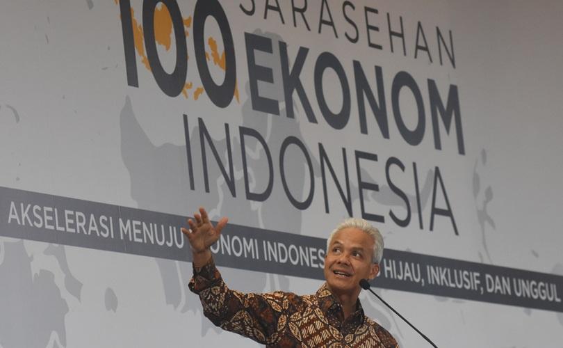 Sarasehan 100 Ekonom, Ganjar: Hilirisasi di Semua Sektor