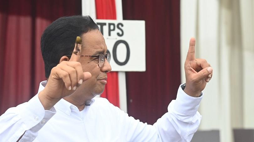 Usai Pencoblosan, Anies Baswedan: "Damai itu Hasil dari Jujur dan Adil"