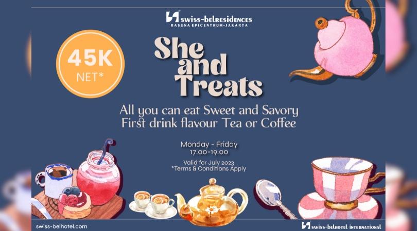 “She and Treats” Promo Menarik bagi Para Penggemar Camilan!