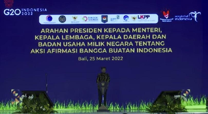 Afirmasi Bangga Buatan Indonesia, Jokowi Soroti Kelangkaan Kontainer dan Kenaikan Harga