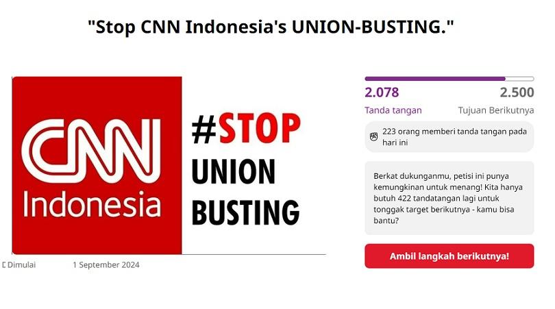 union busting, pemberangusan serikat pekerja, union busting Serikat Pekerja CNN Indonesia, PHK serik