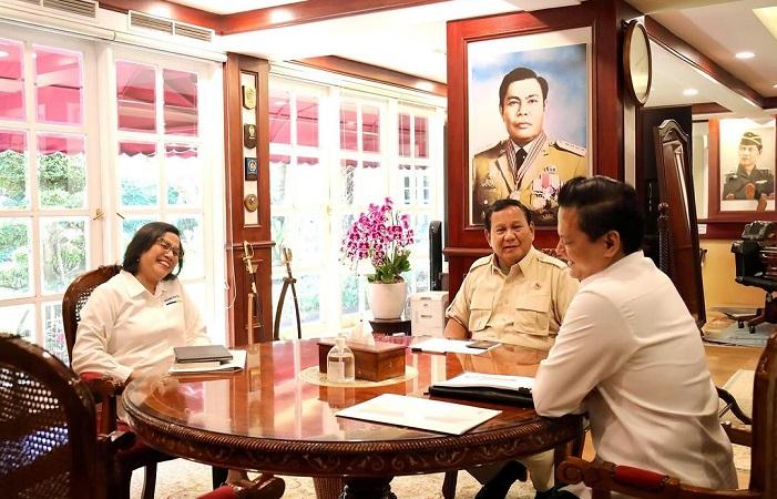 Isi Pertemuan Prabowo, Sri Mulyani, dan Thomas Djiwandono