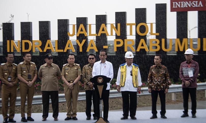 Resmikan Tol Indralaya, Presiden Minta  Disambungkan Sentra Ekonomi