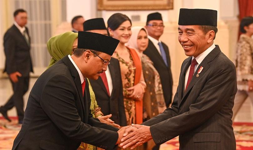 Jokowi Lantik Sekjen PBNU Menjadi Mensos