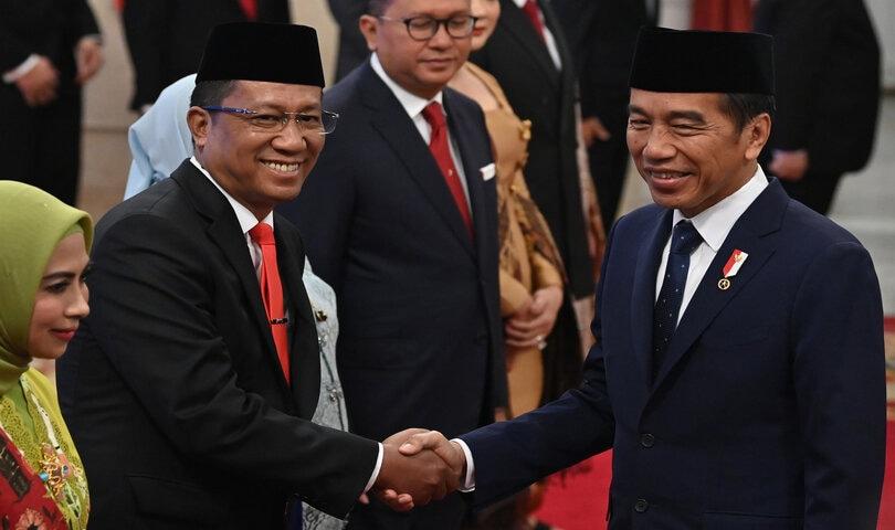 Jokowi kembali lantik menteri baru di akhir jabatan