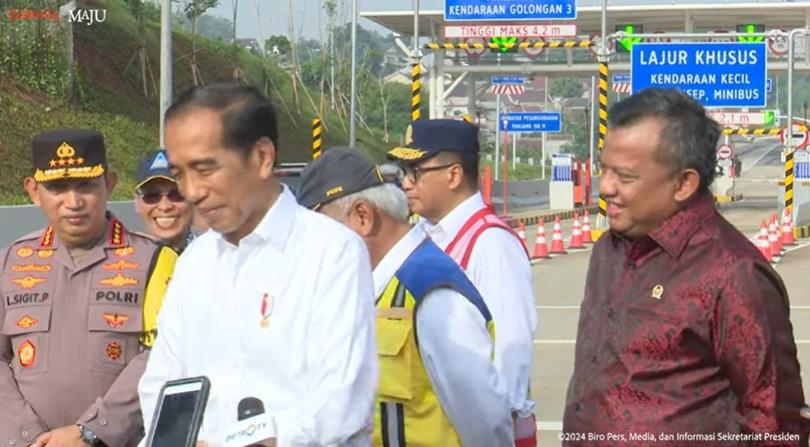 Resmikan Tol Pamulang-Cinere-Raya Bogor, Jokowi: Kurangi Kemacetan