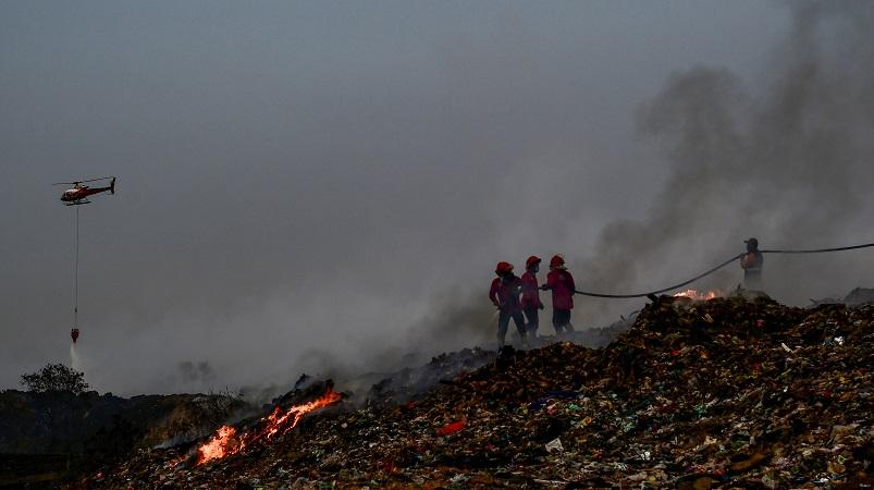 BNPB: Karhutla Terkendali, Kebakaran TPA jadi Atensi