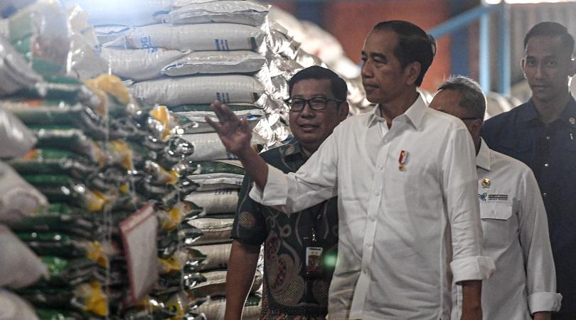 Jokowi Jamin Stok Beras Aman Saat Ramadan