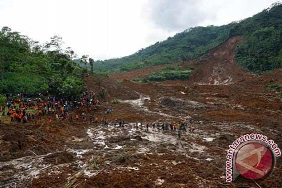 Longsor Bandung, Warga Dihimbau Jangan Kembali Dulu