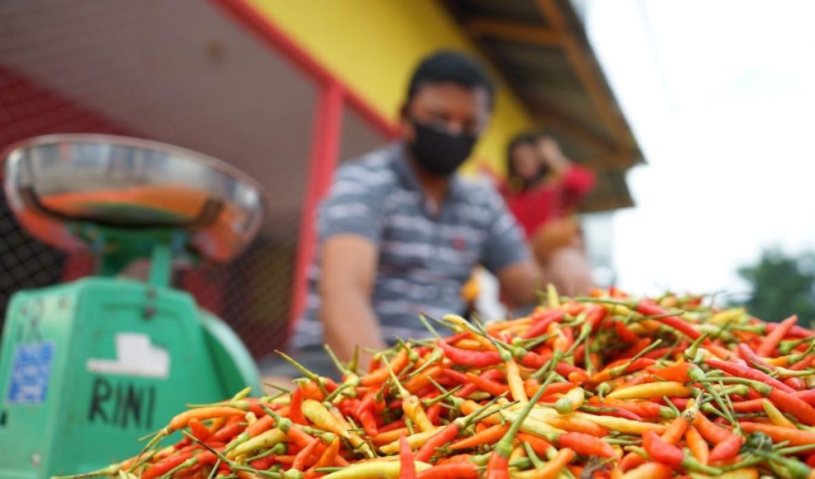 Tiga Varian Cabai Dijual di Atas Rp80 Ribu di Kota Bandung