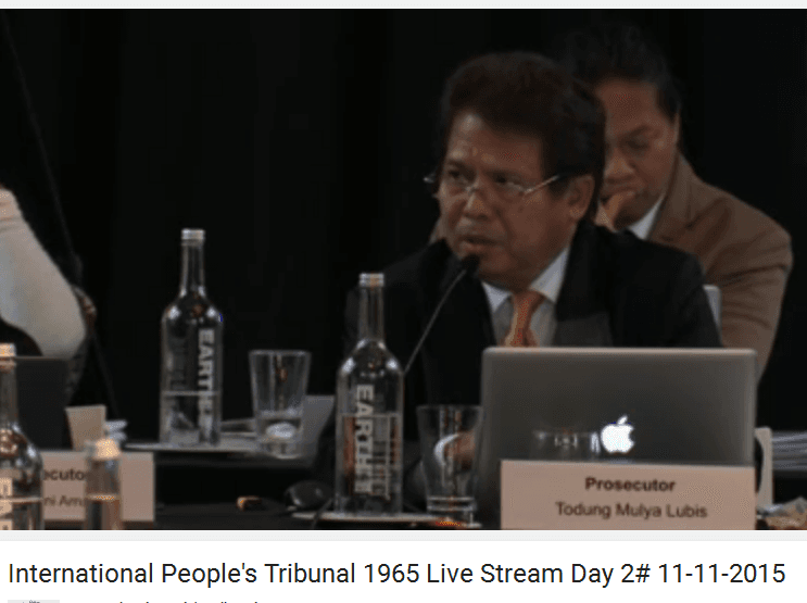 Pengadilan Rakyat Internasional 1965, Martono: Tuntut Saya Mumpung Belum Mati