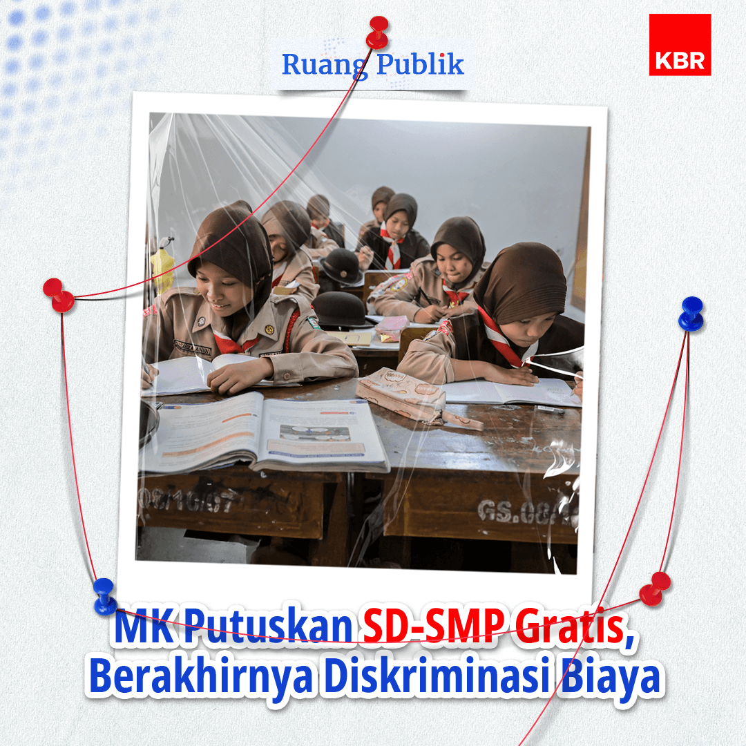 MK Putuskan SD-SMP Gratis, Berakhirnya Diskriminasi Biaya Sekolah?