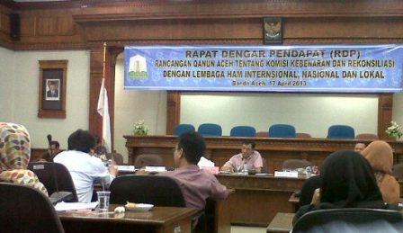 DPR Aceh Konsultasikan Rancangan Qanun KKR ke KemenkumHAM
