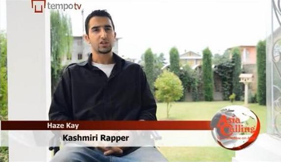 Young Kashmiris Rap to Protest