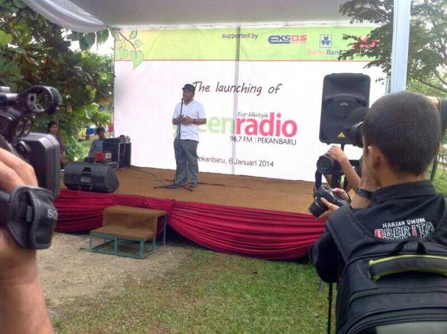 Wali Kota Pekanbaru Hadiri Peresmian Green Radio